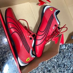 Puma red ferrari shoes Clearance